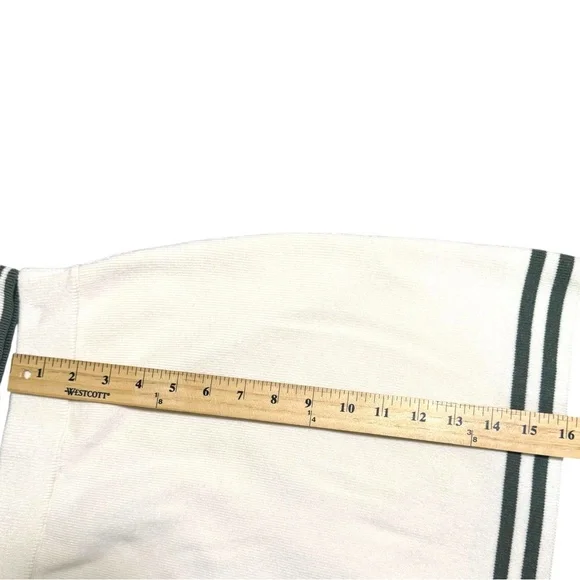 Pink Rose Cream Zip-Up Top and Bottom with Sage Accents - Picture 7 of 8